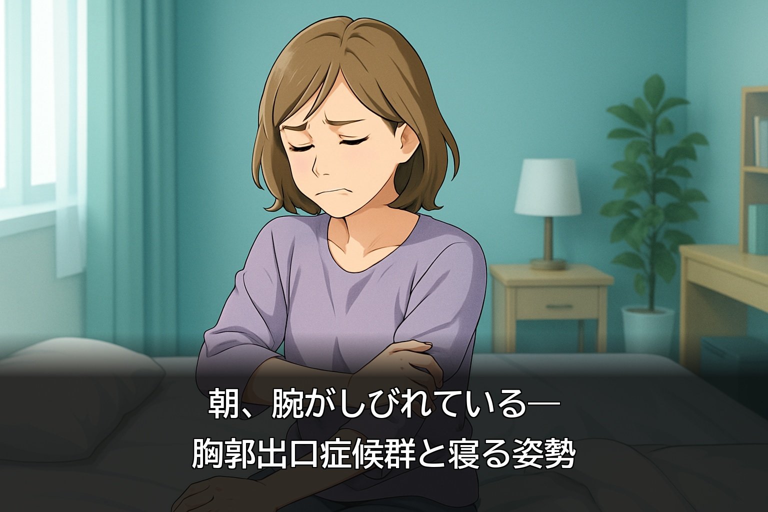 胸郭出口症候群による朝の腕のしびれと寝る姿勢の工夫について解説する熊谷市の接骨院