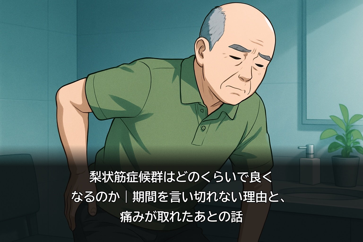 梨状筋症候群がどのくらいで良くなるのかと痛みが取れたあとの経過を解説する熊谷市の接骨院