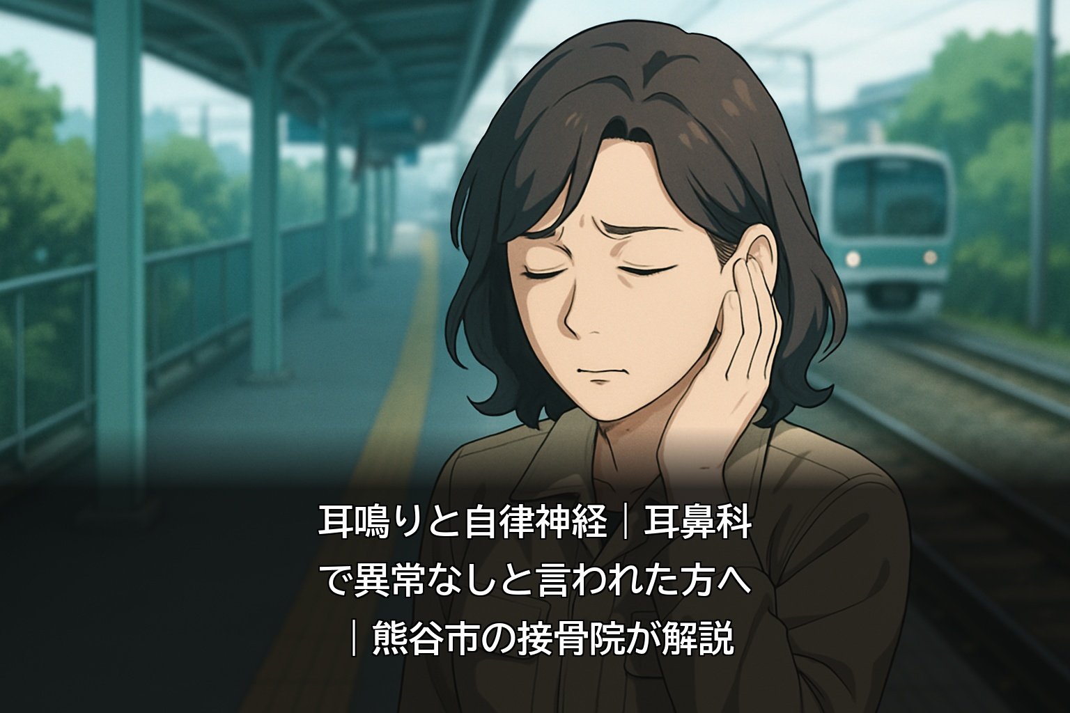 耳鳴り 自律神経 熊谷市 耳鼻科で異常なしと言われ悩む女性のイメージ